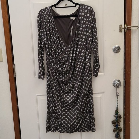 Loft Gray Maternity Dress - Picture 2 of 7